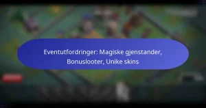Read more about the article Eventutfordringer: Magiske gjenstander, Bonuslooter, Unike skins