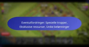 Read more about the article Eventutfordringer: Spesielle tropper, Eksklusive ressurser, Unike belønninger