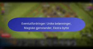 Read more about the article Eventutfordringer: Unike belønninger, Magiske gjenstander, Ekstra bytte