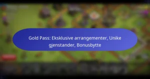Read more about the article Gold Pass: Eksklusive arrangementer, Unike gjenstander, Bonusbytte
