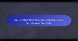 Read more about the article Supercell Store Belønninger: Sesongarrangementer, Spesielle skins, Ekstra bytte